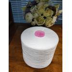 GRS Certificate Recycled Polyester Spun Yarn Raw White 30S/2 AA GRADE for sale