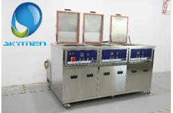 China Three Step Ultrasonic Hardware Sonic Wave Ultrasonic Cleaner Stainless Steel Material supplier