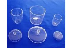 China Multi Functional Quartz Urn , Crystal Clear Glassware Transparen 1730 Degree Softening Point supplier