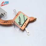 Green Color Electronic Thermal Gap Filler , Gpu Ic Chip Thermal Conductive Pad 45 Shore 00 For GPU for sale