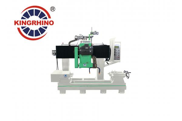 CNC Double Head Cylindrical Stone Cutter Machine For Baluster Cutting