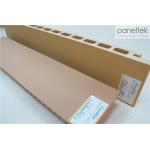 Rough / Fine Flat Terracotta Facade Tiles , Terracotta Facade Ceramic Cladding  for sale