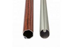 China Home Decoration Aluminum Alloy Anodized Pipe Curtain Pole supplier