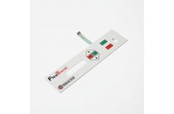 China AC 250V Tactile Membrane Switch Panels With LED LGF Backlight supplier