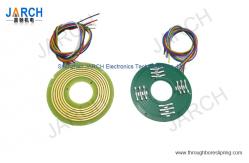 China Electrical Filling equipment Pancake Slip Ring , mini rotary swivel joint supplier