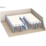Attic Style Loft Mezzanine Steel Structure With H- Shaped Steel Structures