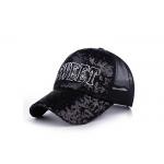 Sequins Blue Boys Mesh Baseball Caps Embroidery Breathable Good Flexibility