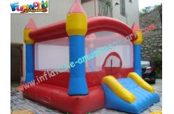 China Outdoor PVC Commercial Bouncy Castles With Slide , Inflatable Bouncer supplier