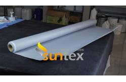China Ventilation Duct Welding PU Coated Fiberglass Fabric Heat Insulation Flame Retardant supplier
