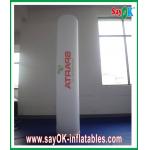 Green Wedding Party Led Inflatable Column Inflatable LED Light With Printing Logo Pillar for sale