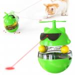 Cat Tumbler Interactive Pet Toys Laser Light USB Charging ODM 512g for sale