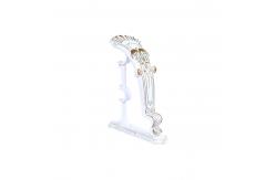 China Retro Style Pipe Curtain Rods 28mm Resin Cup Shape supplier