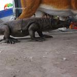 Realistic Animatronic Komodo Dragon With Dynamic Motion & Natural Habitat Detailing