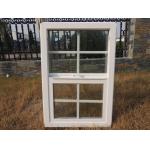 Customized Size Size Vinyl Plastic UPVC Single Hung Window In Home for sale