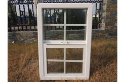 China Customized Size Size Vinyl Plastic UPVC Single Hung Window In Home supplier
