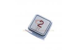 China Mitsubishi Elevator Push Button With Stainless Steel Word Slice supplier