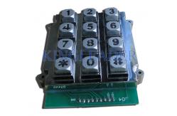 China Illuminated Indoor Access Control Zinc Alloy Metal Keypad With 12 Keys supplier