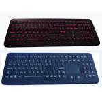 Backlight dust proof rubber medical keyboard with numeric keys and Functions keys