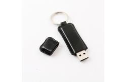 China Customizable Leather Flash Drive With 10mb/S Writing Speed supplier