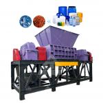 Two Shaft Plastic Shredder Multifunctional Tin Can Shredder Machine for sale