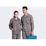 Embroidered Industrial Work Uniforms Construction Work Use With SGS Certification for sale