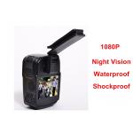 Wearable Night Vision Body Camera , Personal Body Video Camera Built In 32G TF Card for sale