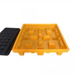 Stackable Oil Bunding Trays 4 Secondary Chemical Containment Pallet for sale