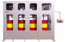 China IBC Fully Automatic Vertical Linear Filling And Capping Labeling Machinery Machine supplier