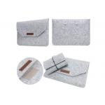 Custom Portable Felt Laptop Bag For 13 Inch Macbook Air / Macbook Pro for sale