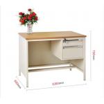 Knock Down Structure Office Table Desk With 25mm Wooden Desktop for sale