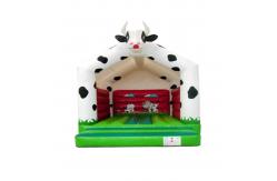 China Cow Inflatable Small Bouncy House For Childrens Playgound supplier