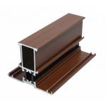 Powder Painted Aluminum Window Extrusion Profiles For Sliding Window With 6063 T5