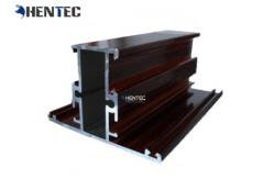China Wooden Grain Construction Aluminium Profile Metal Extrusion Profiles Customized Sections supplier