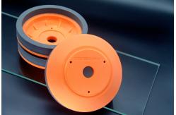 China OEM Slate Orange Resin Grinding Wheel Diamond Edging Bowl Shape supplier