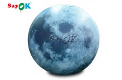 China Yard Led Lighting 3m Inflatable Moon Balloon supplier