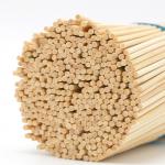 Easily Cleaned Flexible Round Bamboo Sticks For Barbecue
