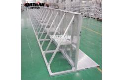 China Concert Mojo Event Folding Aluminum Crowd Control Barrier 2mm Mesh supplier