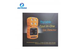 China Toxic And Harmful Portable Multi Gas Detector MS104K Four In One supplier