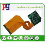 Double Sided Rigid Flex PCB Immersion Gold 3/3 MIL Line Width / Spacing High Performance for sale