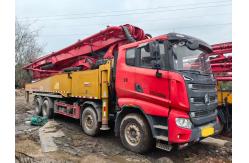 China 2021 Used 56m Concrete Pump Truck with Sany Self-Made Chassis Diesel Powered supplier