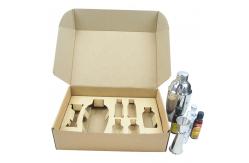 China Bottles Eco Friendly Packaging Box Cardboard Mailer Boxes With Hole Cut Insert supplier