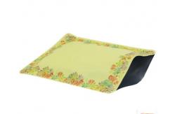 China Custom Black Three Side Sealed Cosmetic Sample Packaging Bag For Cream supplier