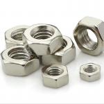 Grade 4.8 Nickel Plated Thin Jam Nuts , M2-M6 DIN 934 Jam Nuts for sale