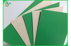 China FSC Certificated Green Coated One Side And Other Side Grey Uncoated Cardboard supplier
