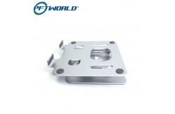 China Custom Precision Aluminum Metal Spare Parts Service CNC Milling Flat Panel Bracket supplier
