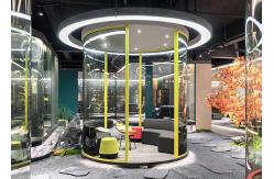 China demountable aluminum tempered single glass partition wall office furniture partition supplier