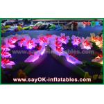 Party Inflatable Lighting Decoration Led Flower Chain Oxford Cloth Inflatable Flowers With LED Lights for sale