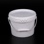 Food Grade PP Material 6L Round Plastic Container for Packaging of Water Liquid Paint for sale