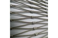 China 30 x 30mm 10m/Roll stainless steel rope mesh Protecting Zoo Fence supplier
