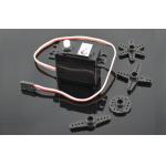 Intelligent Remote Control Car Parts 360 Degree Rotation Servo Vehicle Robot With DC Gear Motor for sale